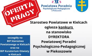 Konkurs na dyrektora PPP-P w Piekoszowie